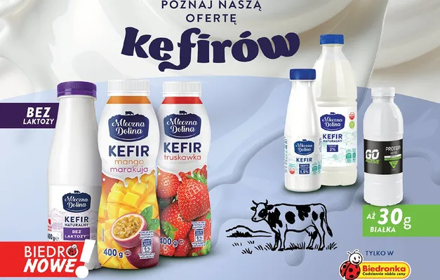 Kefir naturalny 2% promocja w Biedronka