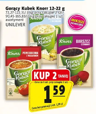 Zupa Gorący Kubek z grzankami Knorr promocja w Prim Market