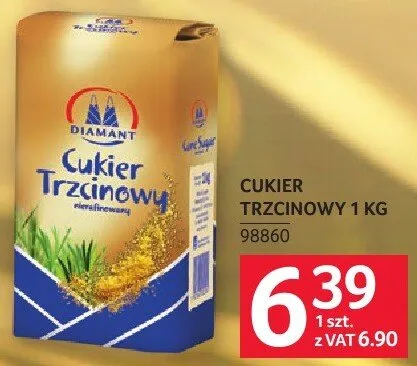 Cukier trzcinowy 1 kg promocja w Selgros