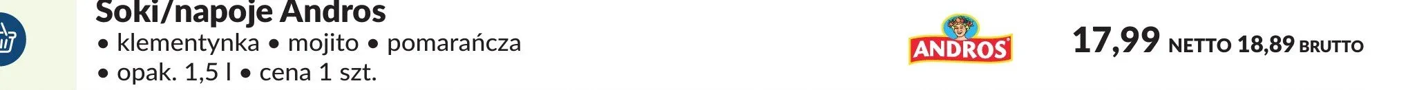 Sok klementynka promocja w Makro