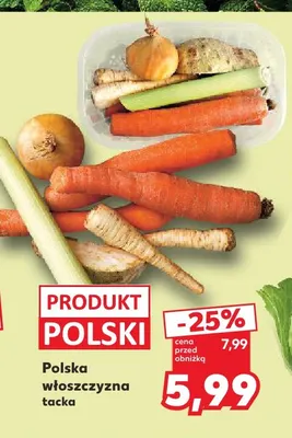 Włoszczyzna polska promocja w Kaufland