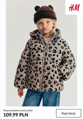 Nieprzemakalna kurtka puffer H & M promocja w H&M