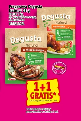 Przyprawa Degusta Natural do kurczaka promocja w Prim Market