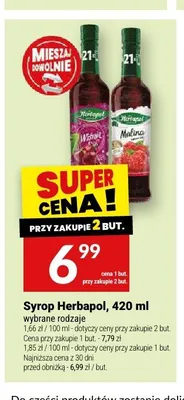 Syrop Herbapol Wiśnia promocja w Twój Market