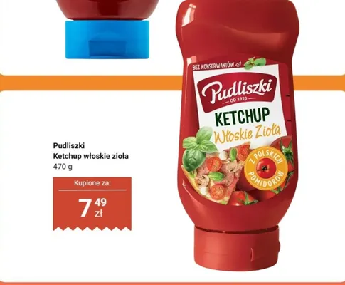 Ketchup włoskie zioła promocja w Dino