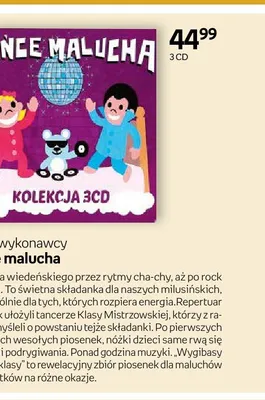 Płyta CD Różni wykonawcy Tańce malucha 3-pak promocja w Empik
