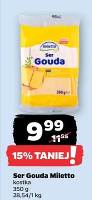 Ser Gouda kostka promocja w Netto