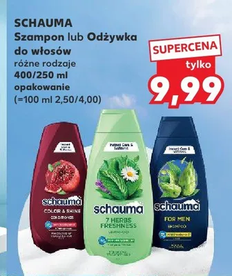 Odżywka do włosów Schauma promocja w Kaufland