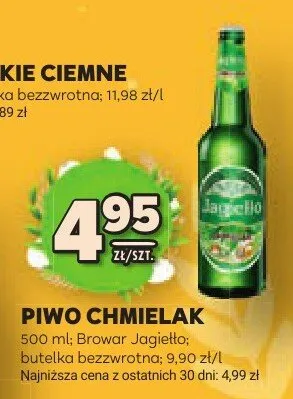 Piwo chmielak promocja w Stokrotka
