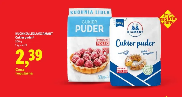 Cukier puder Kuchnia Lidla promocja w Lidl