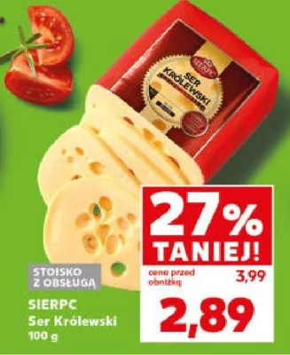 Ser Królewski Sierpc promocja w Kaufland