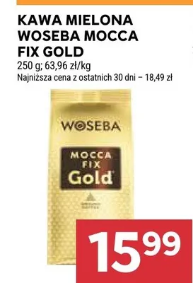 Kawa mielona Woseba Mocca Fix Gold promocja w Stokrotka