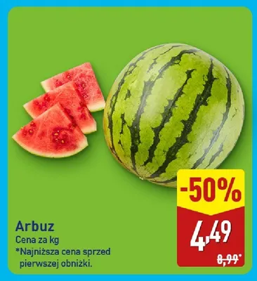 Arbuz promocja w Aldi