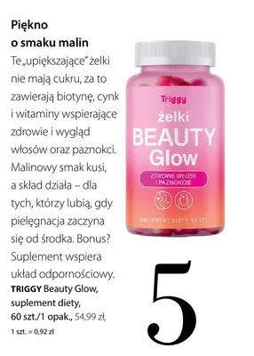 Suplement diety Triggy Beauty Glow żelki promocja w Hebe