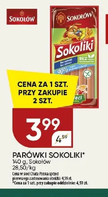 Parówki Sokoliki Sokołów promocja w Chata Polska