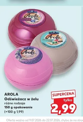 Odświeżacz w żelu Arola Lilia promocja w Kaufland