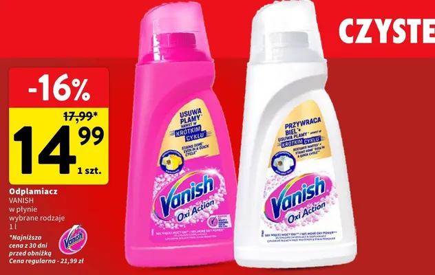 Odplamiacza w płynie wybrane rodzaje promocja w Intermarche