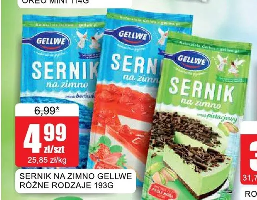 Sernik na zimno Gellwe promocja w Bingo