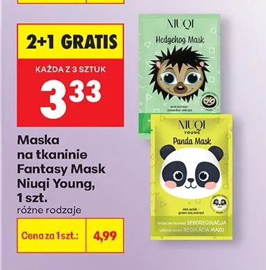 Maska na tkaninie Fantasy Mask  promocja w Biedronka