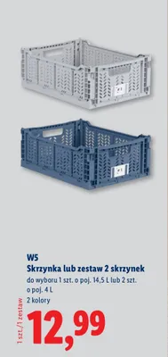 Skrzynka lub zestaw 2 skrzynek promocja w Lidl