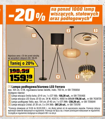 Lampa wisząca Emilia boho promocja w OBI