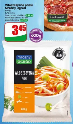 Włoszczyzna paski Mroźny Ogród promocja w Dino