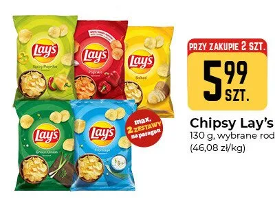Chipsy ziemniaczane Lay's Fromage promocja w Społem Częstochowa