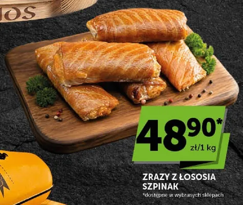 Zrazy z łososia szpinak promocja w ABC