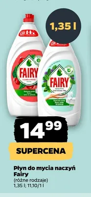 Płyn do mycia naczyń Fairy promocja w Netto