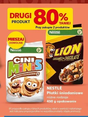Płatki śniadaniowe Nestlé Lion Caramel & Chocolate promocja w Kaufland