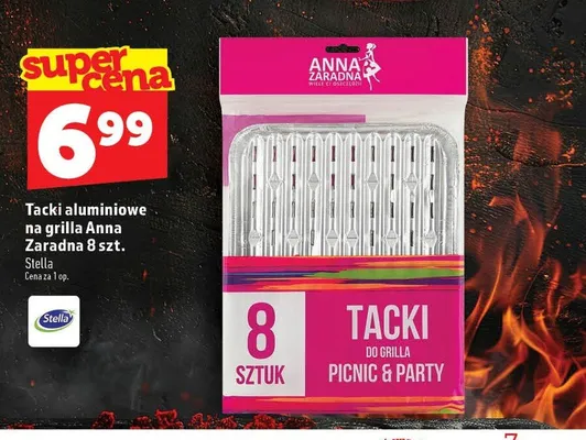 Tacki aluminiowe na grilla Anna Zaradna promocja w TOPAZ