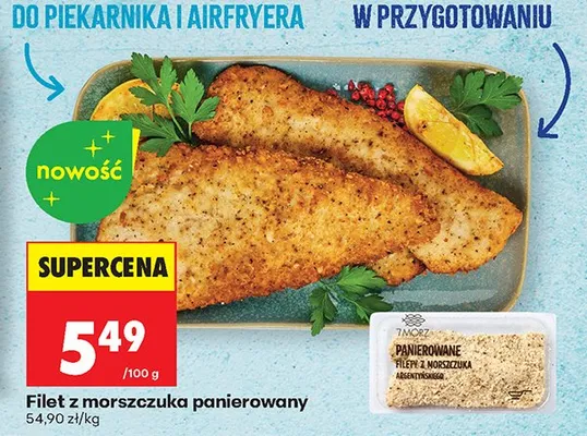 Filet z morszczuka panierowany promocja w Biedronka