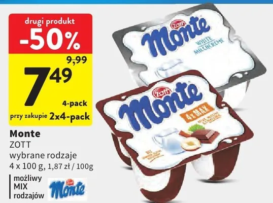 Monte promocja w Intermarche