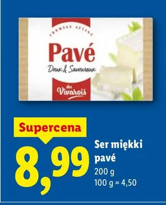 Ser miękki pavé promocja w Lidl