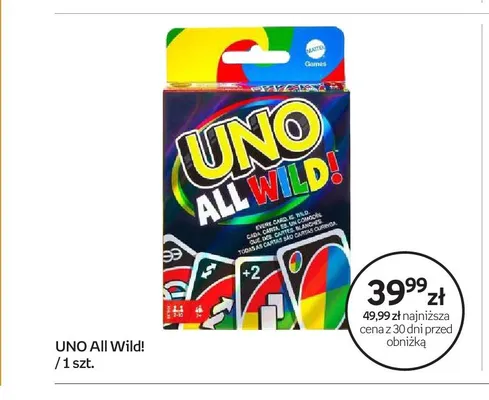 Gra UNO All Wild! promocja w Empik