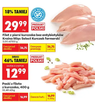 Pąski z fileta z kurczaka promocja w Biedronka