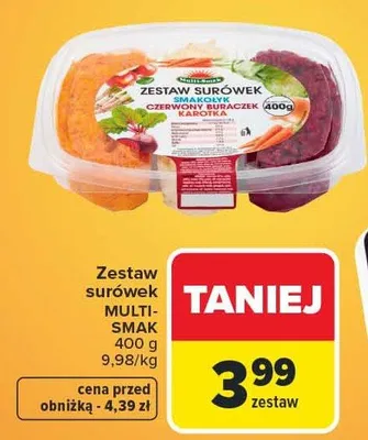 Zestaw surówek multi-smak + czosnek promocja w Carrefour Market