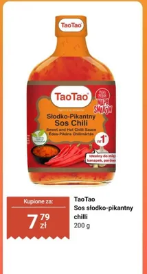 Sos słodko-pikantny chili TaoTao promocja w Biedronka