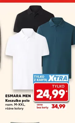 Koszulka polo męska ESMARA MEN promocja w Kaufland