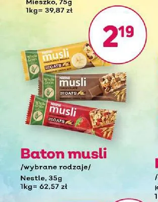 Baton musli Nestlé promocja w Bliski