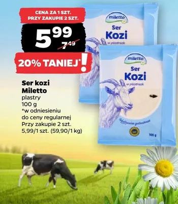 Ser kozi plastry promocja w Netto