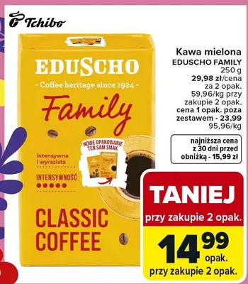 Kawa mielona Family promocja w Carrefour Market