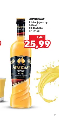 Likier jajeczny Advocaat promocja w Kaufland