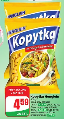Kopytka Henglein promocja w Dino
