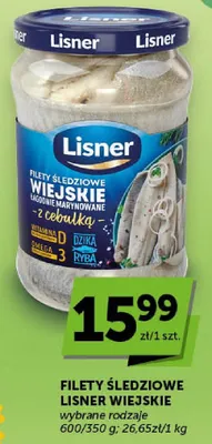 Filety śledziowe wiejskie łagodnie marynowane z cebulką promocja w ABC