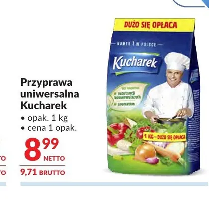 Przyprawa uniwersalna Kucharek promocja w Makro