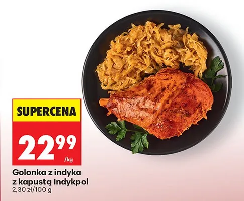 Golonka z indyka z kapustą  promocja w Biedronka