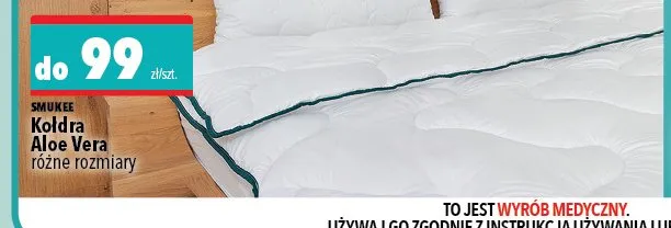 Kołdra SMUKEE Aloe Vera promocja w Biedronka Home