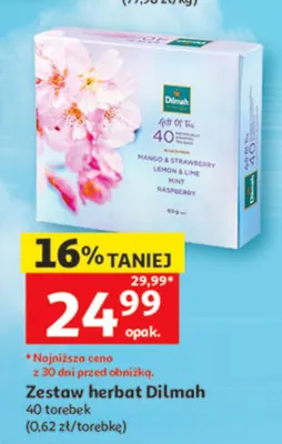 Zestaw herbat Dilmah promocja w Auchan