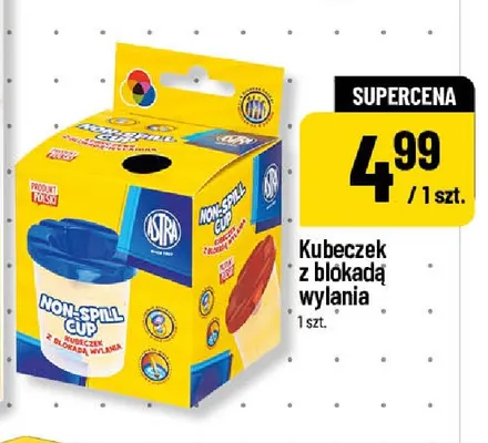 Kubeczek z blokadą wylania Astra promocja w POLOmarket